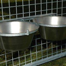 Hundeg�rd, 8 cm balustreelement, bredde 100 cm med l�ge