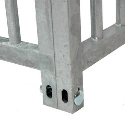 Hundeg�rd, 8 cm balustreelement, bredde 100 cm med l�ge