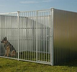 Hundeg�rd, 8 cm balustreelement, bredde 100 cm med l�ge