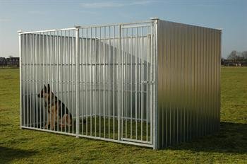 Hundeg�rd, 8 cm balustreelement, bredde 100 cm med l�ge
