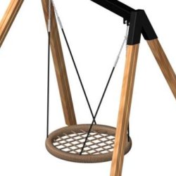 Fuglerede til gynge - brun - �100 cm
