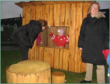 Kiosk i l�rketr�