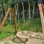 Fuglerede til gynge - brun - �100 cm