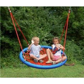 Fuglerede til gynge  - Bl�/r�d - �120 cm