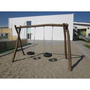 Robinia gynge med 2 d�ks�de