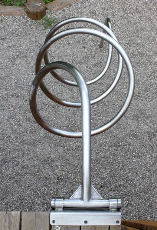 Rustfri  Spiral Rutschebane stang