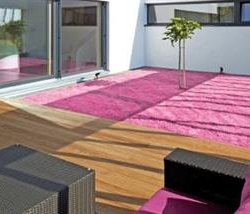 Pink kunstgr�s - gr�st�ppe - pris pr m2