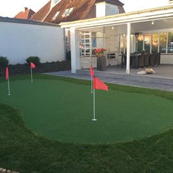 Puttinggreen i haven?