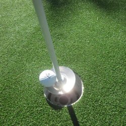 Puttinghuller til golfbane