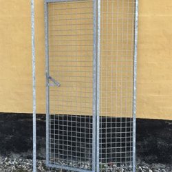 Hundeg�rd, gitterelement, bredde 100 cm med l�ge
