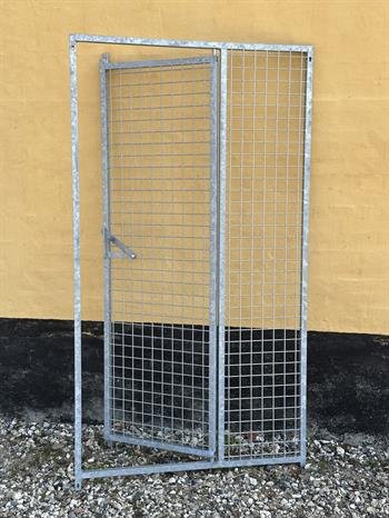 Hundeg�rd, gitterelement, bredde 100 cm med l�ge
