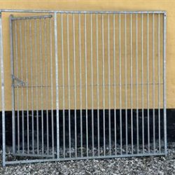 Hundeg�rd, 5 cm balustreelement, bredde 200 cm med l�ge