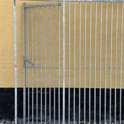 Hundeg�rd, 5 cm balustreelement, bredde 200 cm med l�ge