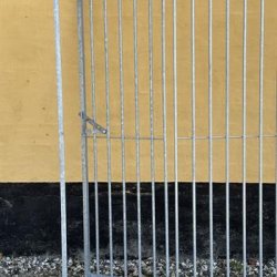 Hundeg�rd, 8 cm balustreelement, bredde 200 cm med l�ge