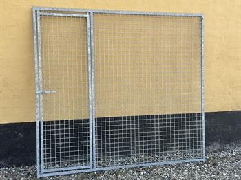 Hundeg�rd, gitterelement, bredde 200 cm med l�ge