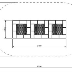 Trampolin Firkantet 3A