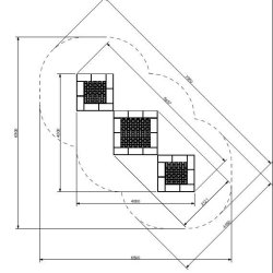 Trampolin Firkantet 3B
