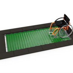 Trampolin Firkantet til handicappede 150 x 300