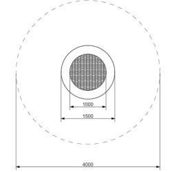 Trampolin Rund 150
