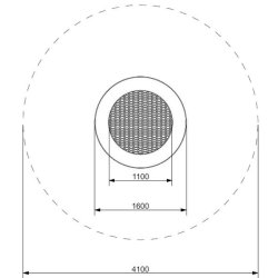 Trampolin Rund 160