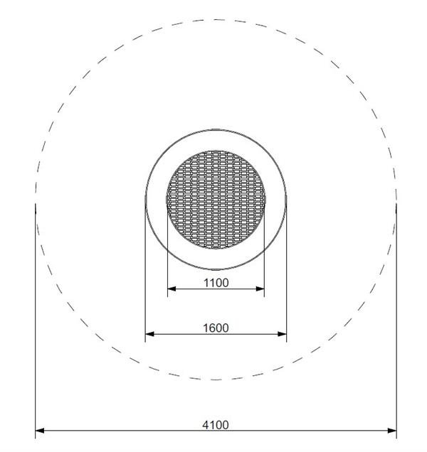 Trampolin Rund 160