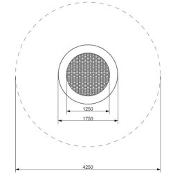 Trampolin Rund 175