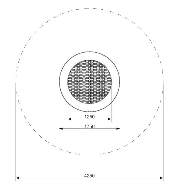 Trampolin Rund 175