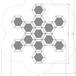 Trampolin Sekskantet 13A