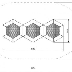 Trampolin Sekskantet 3A