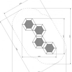Trampolin Sekskantet 4A