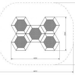 Trampolin Sekskantet 5A
