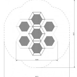 Trampolin Sekskantet 7A