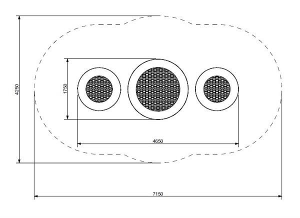Trampoline Rund 3A