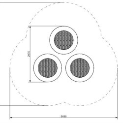 Trampoline Rund 3B