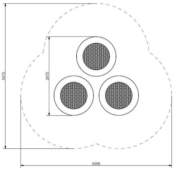 Trampoline Rund 3B