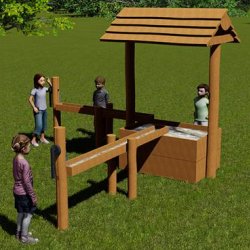 Vandleg med dobbelt pumpestation