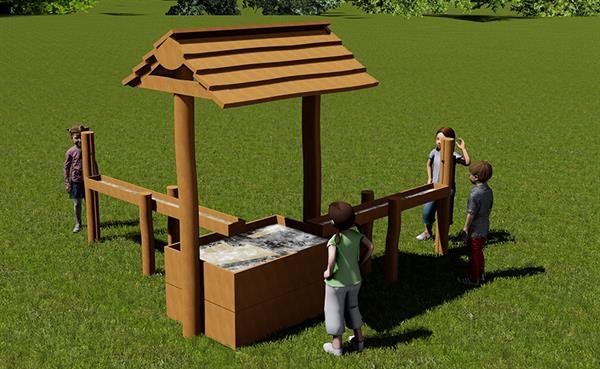 Vandleg med dobbelt pumpestation
