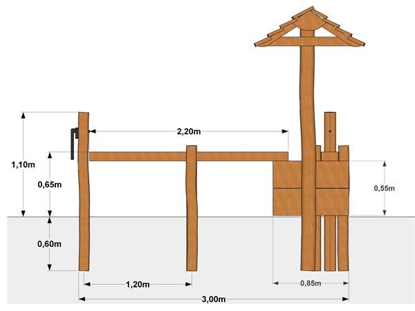 Vandleg med dobbelt pumpestation - Vinkel