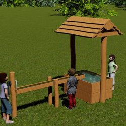 Vandleg med pumpestation