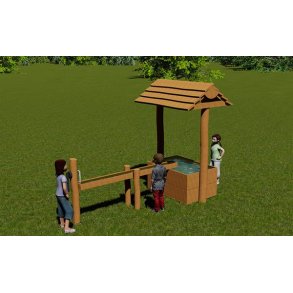 Vandleg med pumpestation
