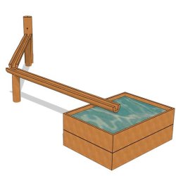 Vandleg med kar og kanaler (inkl. pumpestation)