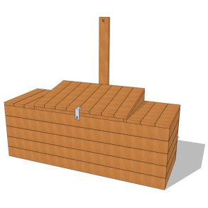 Depotkasse 160 cm.