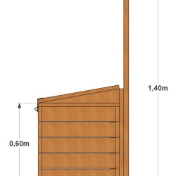 Depotkasse 160 cm.