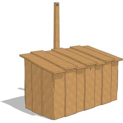 Depotkasse 120 cm.