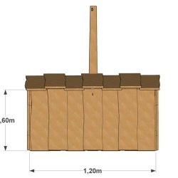 Depotkasse 120 cm.