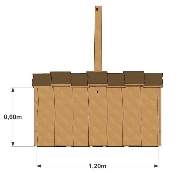 Depotkasse 120 cm.