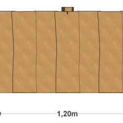 Depotkasse 120 cm.