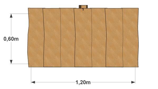 Depotkasse 120 cm.