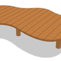 Organisk platform stor