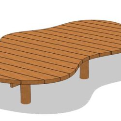 Organisk platform stor